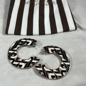 New! Henri Bendel Bowery Hoop Earrings